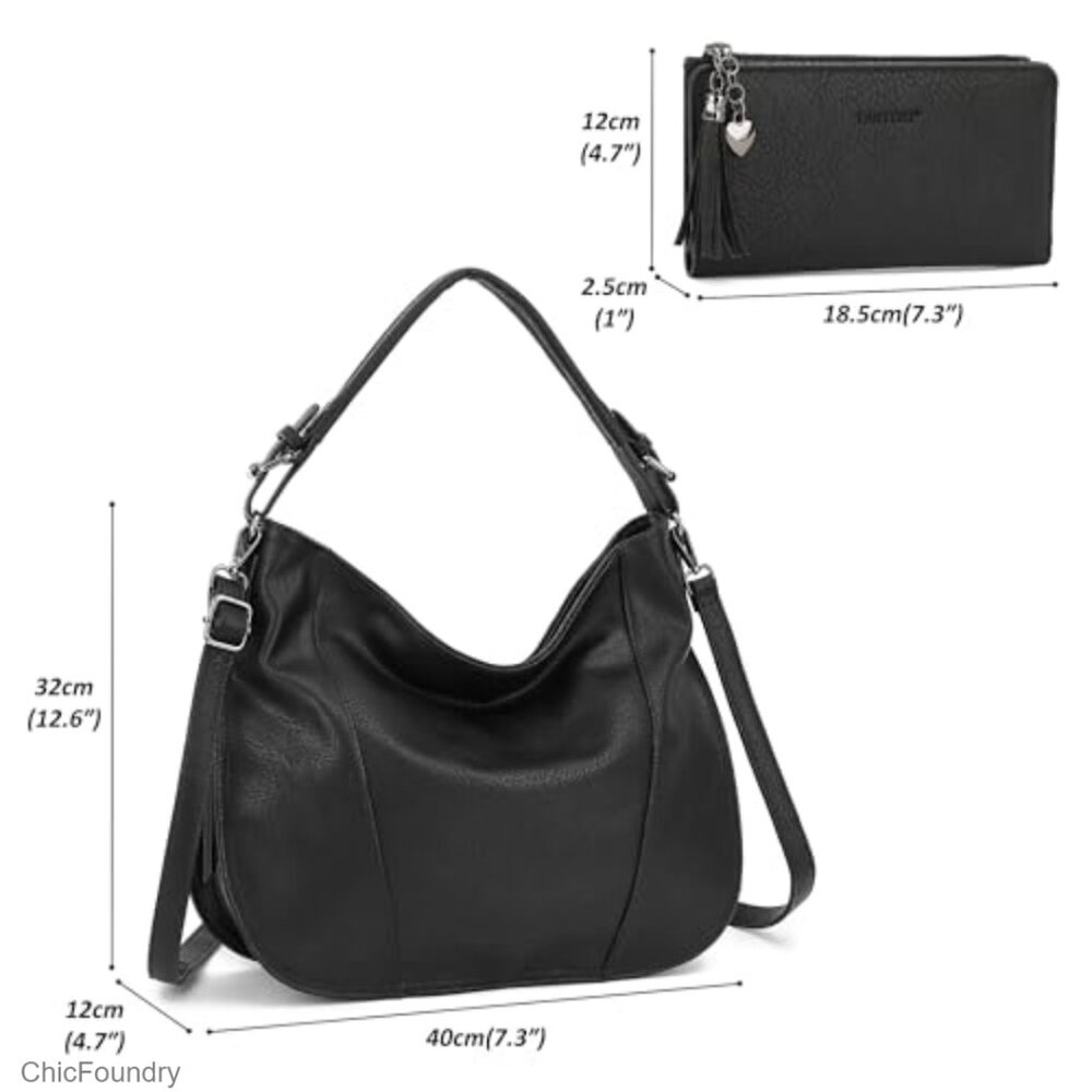 Large Hobo Bag with Multiple Pockets, Adjustable … - image 4